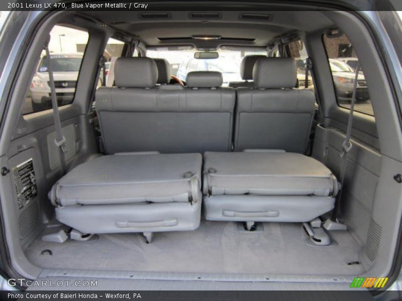 Blue Vapor Metallic / Gray 2001 Lexus LX 470