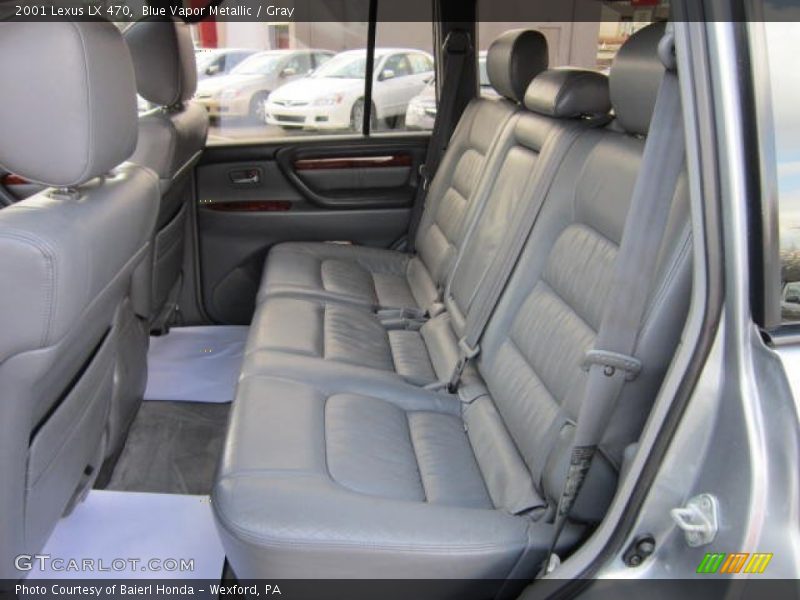 Blue Vapor Metallic / Gray 2001 Lexus LX 470