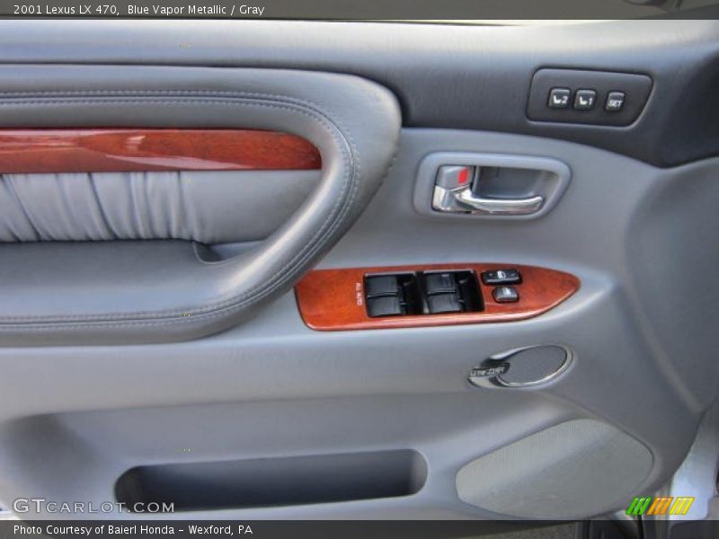 Blue Vapor Metallic / Gray 2001 Lexus LX 470