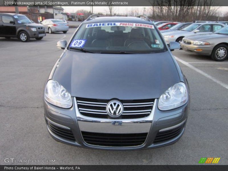 Platinum Gray Metallic / Anthracite 2009 Volkswagen Jetta SE SportWagen