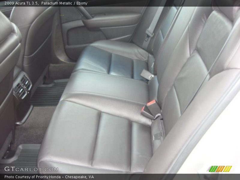 Palladium Metallic / Ebony 2009 Acura TL 3.5