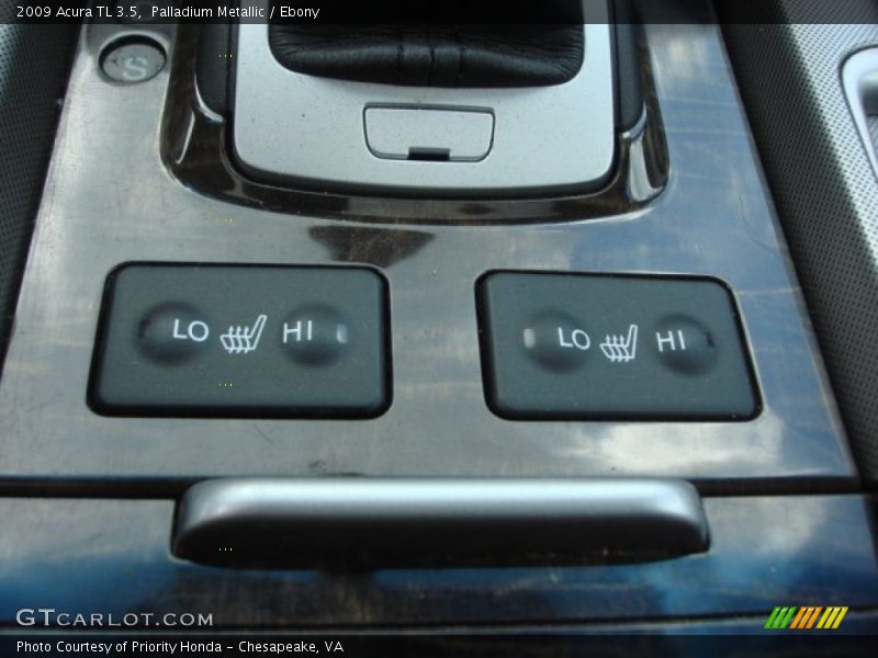 Palladium Metallic / Ebony 2009 Acura TL 3.5