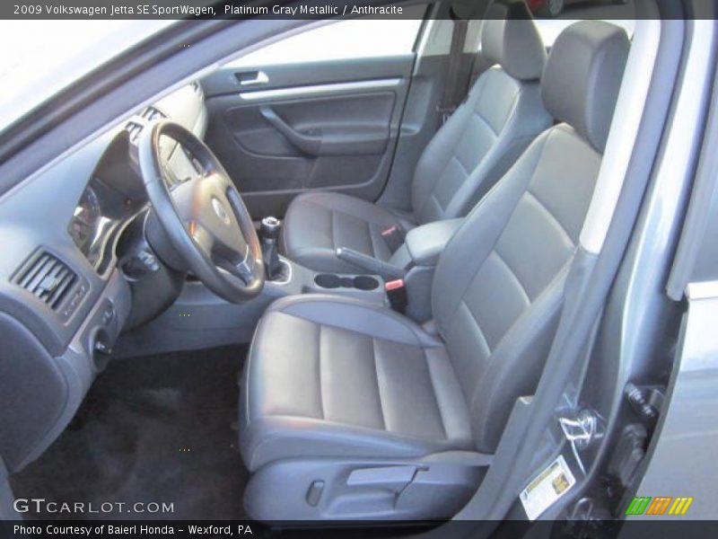  2009 Jetta SE SportWagen Anthracite Interior