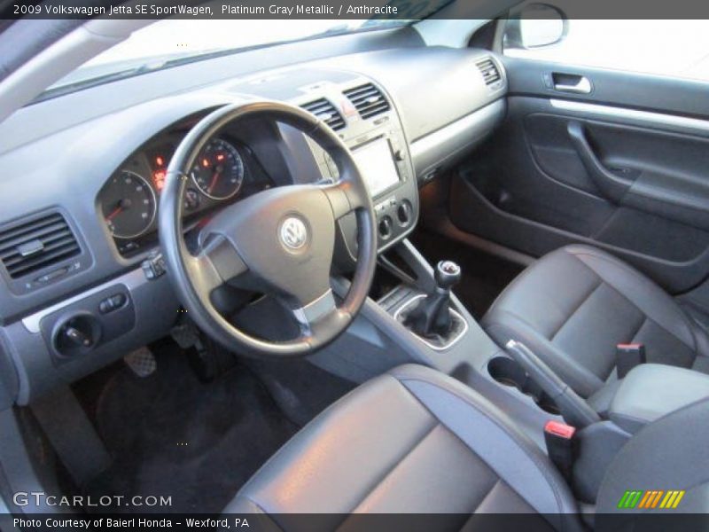 Anthracite Interior - 2009 Jetta SE SportWagen 