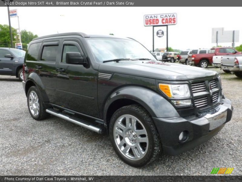 Brilliant Black Crystal Pearl / Dark Slate Gray 2010 Dodge Nitro SXT 4x4