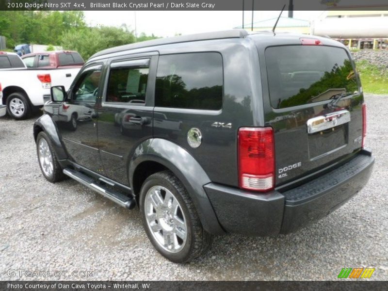 Brilliant Black Crystal Pearl / Dark Slate Gray 2010 Dodge Nitro SXT 4x4
