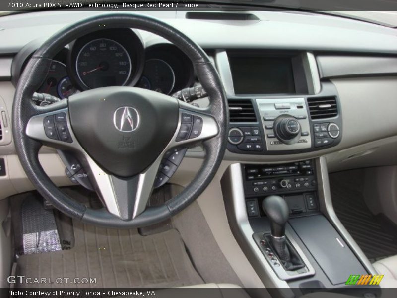 Basque Red Pearl / Taupe 2010 Acura RDX SH-AWD Technology