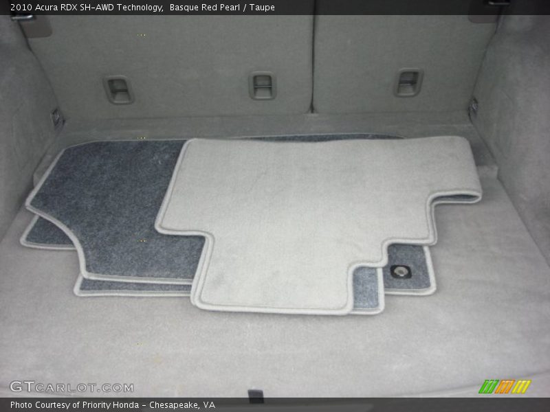 Basque Red Pearl / Taupe 2010 Acura RDX SH-AWD Technology
