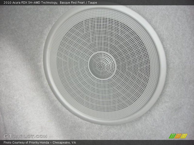 Basque Red Pearl / Taupe 2010 Acura RDX SH-AWD Technology