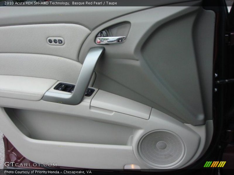 Basque Red Pearl / Taupe 2010 Acura RDX SH-AWD Technology