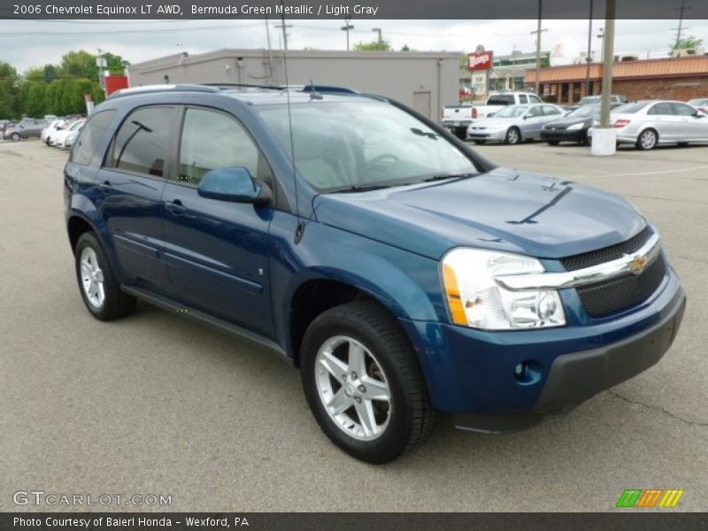 Bermuda Green Metallic / Light Gray 2006 Chevrolet Equinox LT AWD