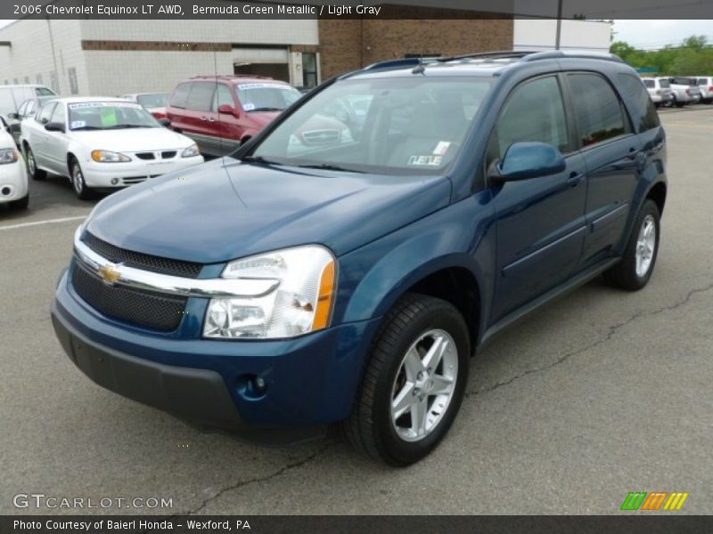 Bermuda Green Metallic / Light Gray 2006 Chevrolet Equinox LT AWD
