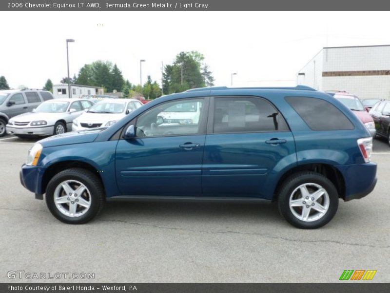 Bermuda Green Metallic / Light Gray 2006 Chevrolet Equinox LT AWD