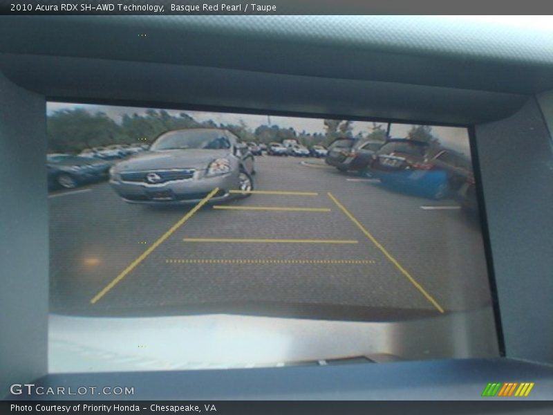Basque Red Pearl / Taupe 2010 Acura RDX SH-AWD Technology