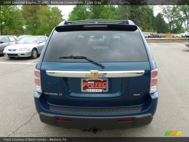Bermuda Green Metallic / Light Gray 2006 Chevrolet Equinox LT AWD