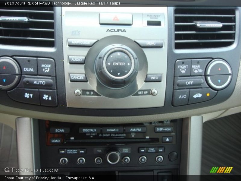Basque Red Pearl / Taupe 2010 Acura RDX SH-AWD Technology