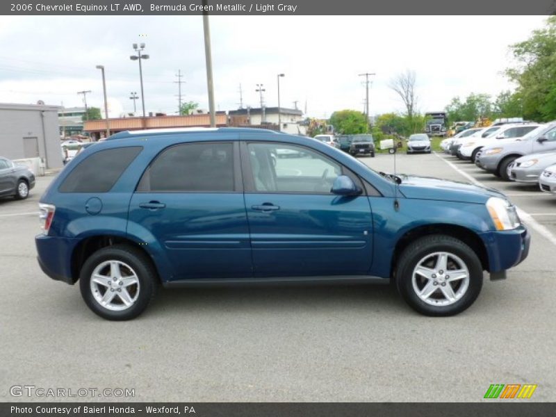 Bermuda Green Metallic / Light Gray 2006 Chevrolet Equinox LT AWD