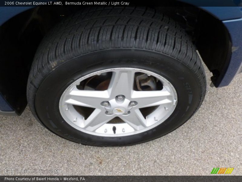 Bermuda Green Metallic / Light Gray 2006 Chevrolet Equinox LT AWD