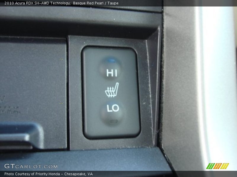 Basque Red Pearl / Taupe 2010 Acura RDX SH-AWD Technology
