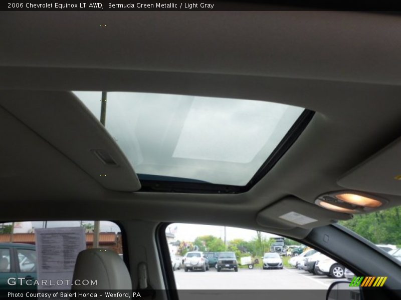 Bermuda Green Metallic / Light Gray 2006 Chevrolet Equinox LT AWD