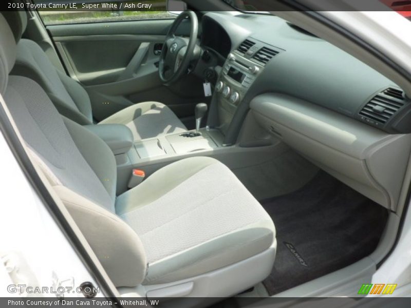 Super White / Ash Gray 2010 Toyota Camry LE