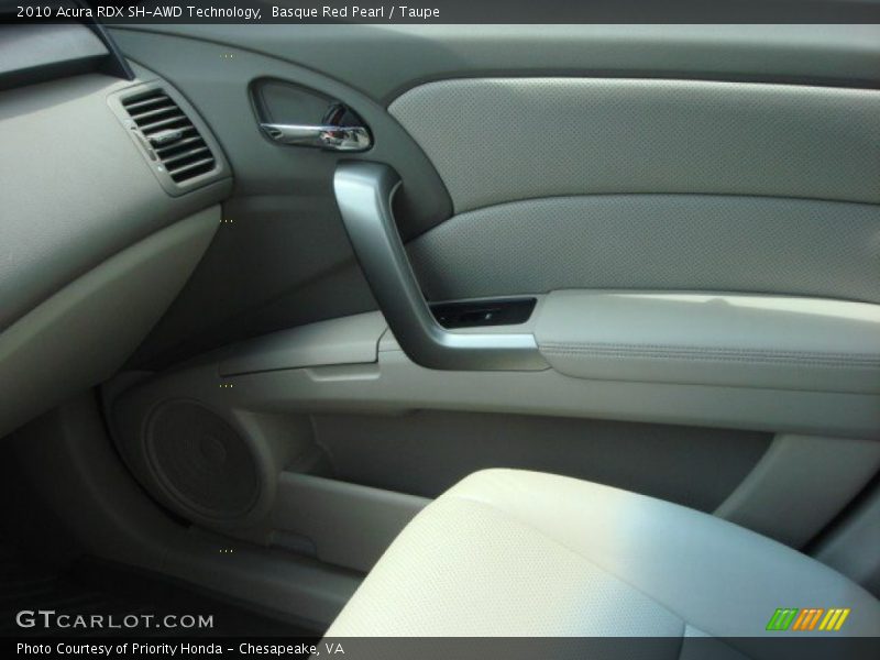 Basque Red Pearl / Taupe 2010 Acura RDX SH-AWD Technology