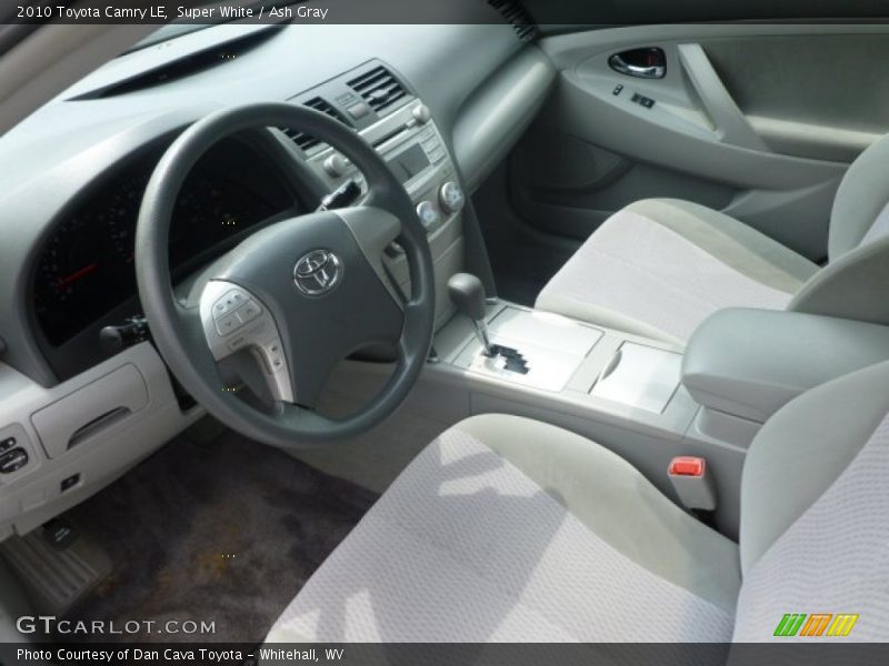 Super White / Ash Gray 2010 Toyota Camry LE