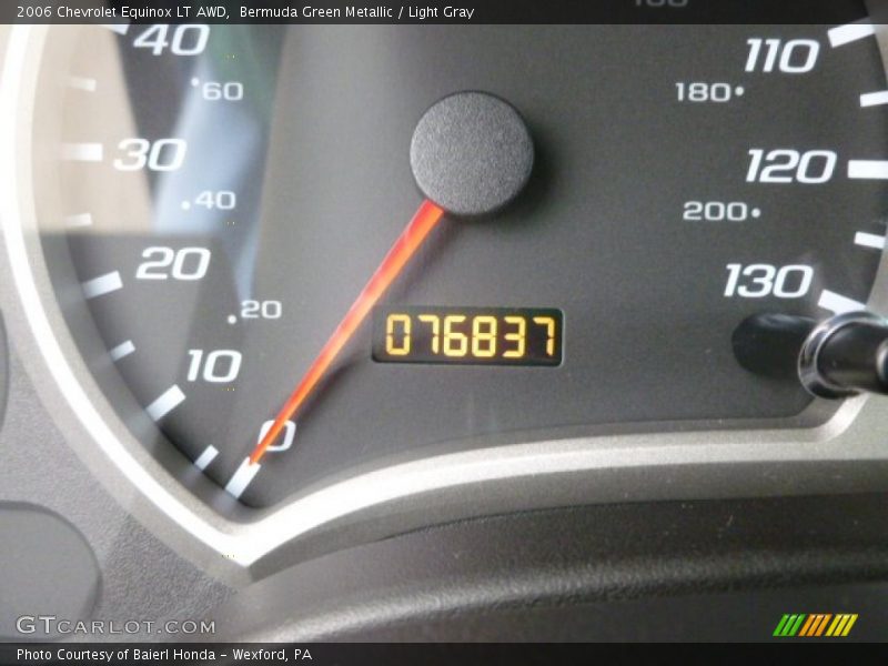 Bermuda Green Metallic / Light Gray 2006 Chevrolet Equinox LT AWD