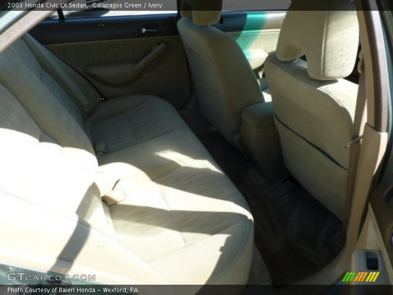Galapagos Green / Ivory 2003 Honda Civic LX Sedan