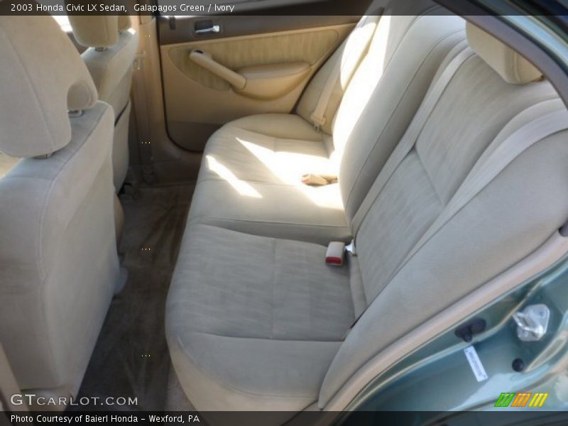 Galapagos Green / Ivory 2003 Honda Civic LX Sedan