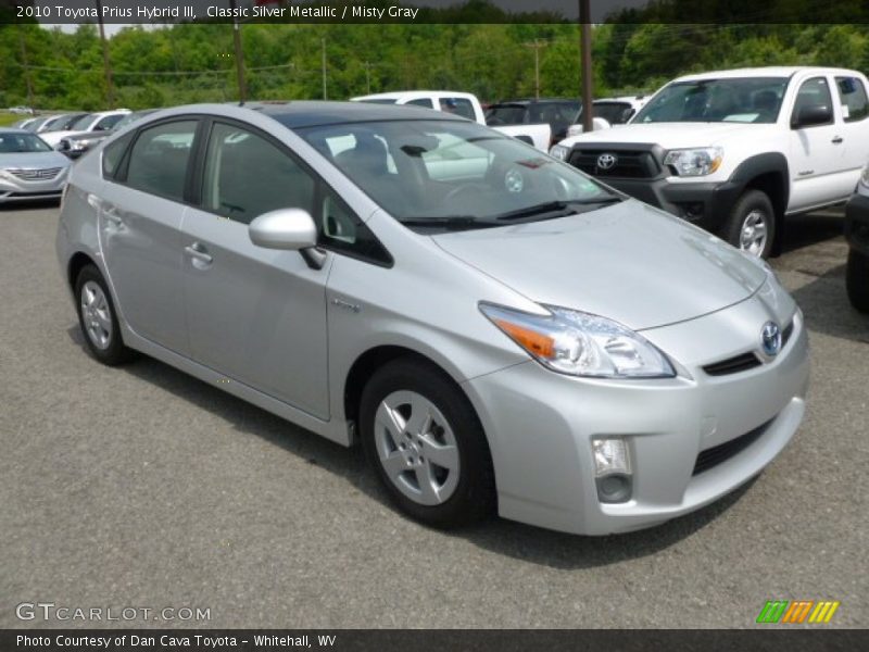 Classic Silver Metallic / Misty Gray 2010 Toyota Prius Hybrid III
