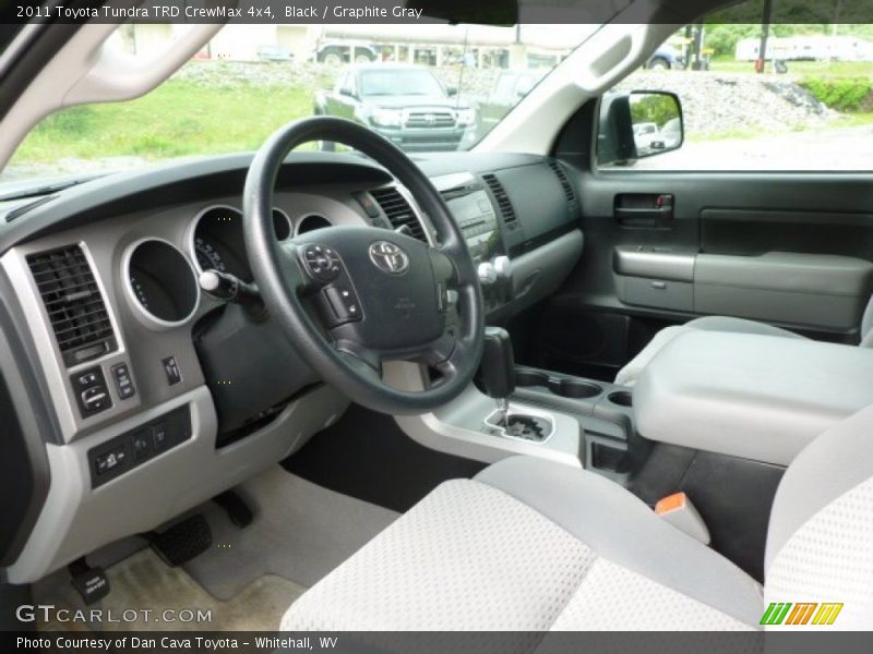 Black / Graphite Gray 2011 Toyota Tundra TRD CrewMax 4x4