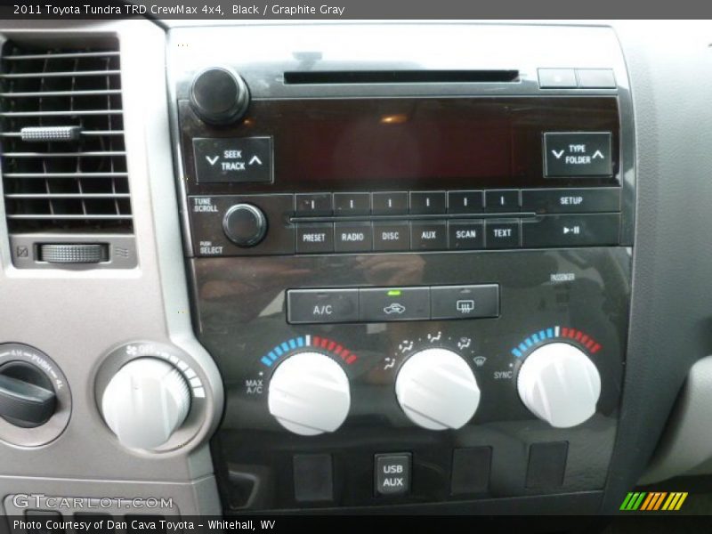 Black / Graphite Gray 2011 Toyota Tundra TRD CrewMax 4x4