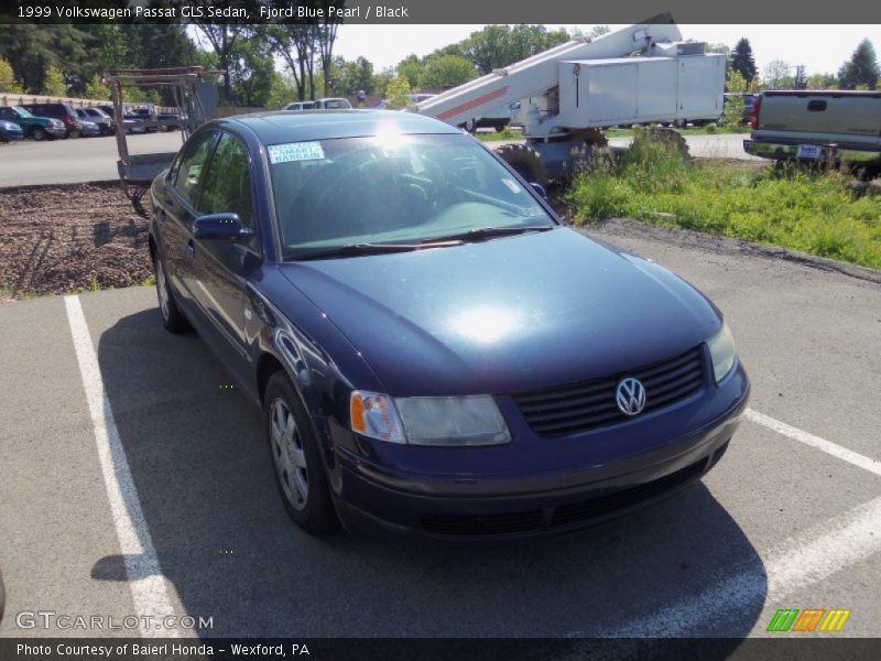 Fjord Blue Pearl / Black 1999 Volkswagen Passat GLS Sedan