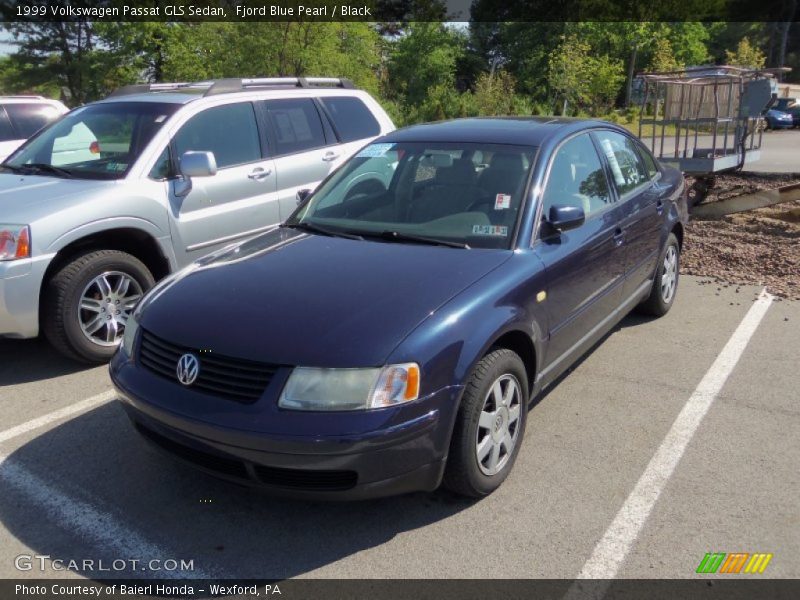 Fjord Blue Pearl / Black 1999 Volkswagen Passat GLS Sedan