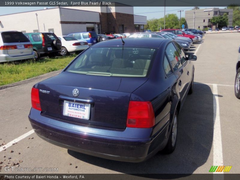 Fjord Blue Pearl / Black 1999 Volkswagen Passat GLS Sedan