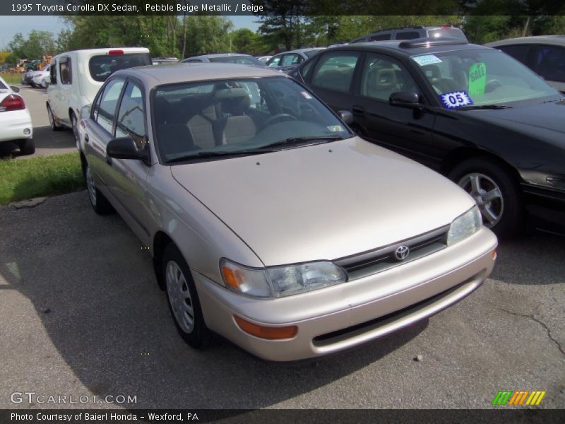 Pebble Beige Metallic / Beige 1995 Toyota Corolla DX Sedan