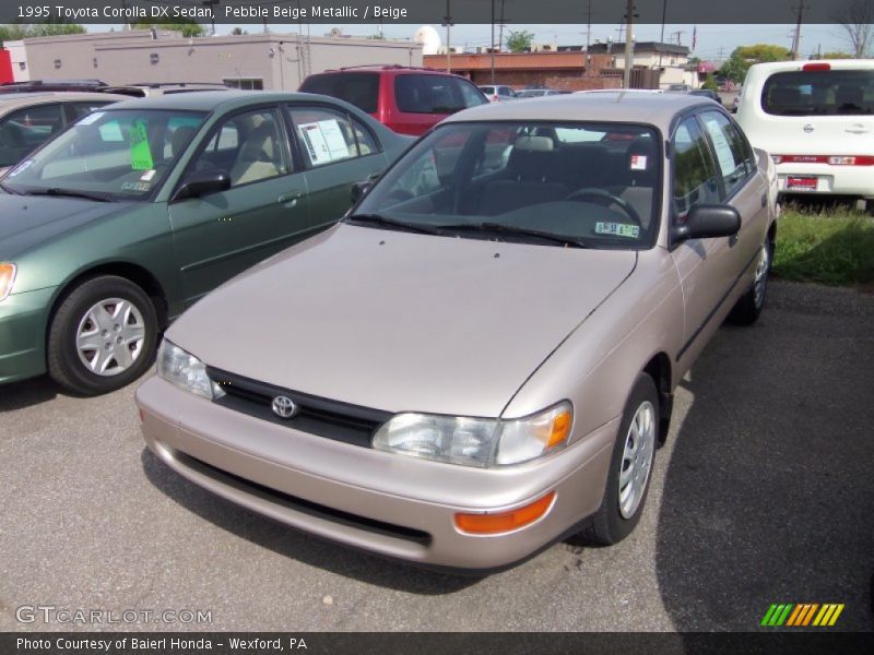Pebble Beige Metallic / Beige 1995 Toyota Corolla DX Sedan