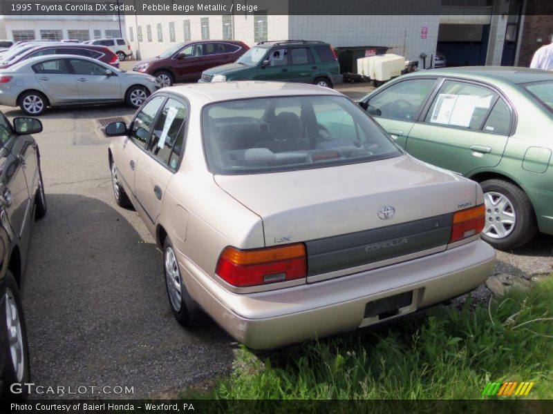 Pebble Beige Metallic / Beige 1995 Toyota Corolla DX Sedan