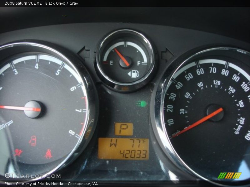 Black Onyx / Gray 2008 Saturn VUE XE