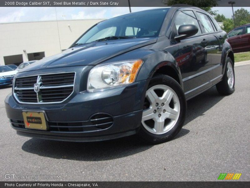 Steel Blue Metallic / Dark Slate Gray 2008 Dodge Caliber SXT