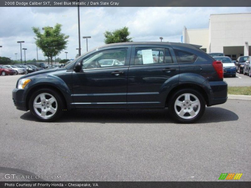 Steel Blue Metallic / Dark Slate Gray 2008 Dodge Caliber SXT