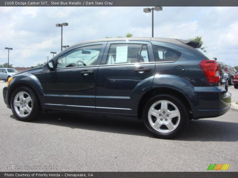 Steel Blue Metallic / Dark Slate Gray 2008 Dodge Caliber SXT