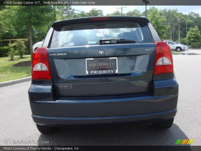 Steel Blue Metallic / Dark Slate Gray 2008 Dodge Caliber SXT