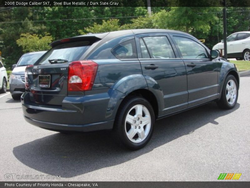 Steel Blue Metallic / Dark Slate Gray 2008 Dodge Caliber SXT