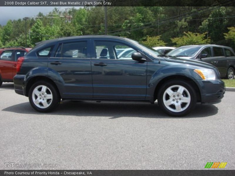 Steel Blue Metallic / Dark Slate Gray 2008 Dodge Caliber SXT