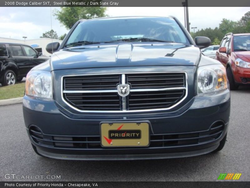 Steel Blue Metallic / Dark Slate Gray 2008 Dodge Caliber SXT