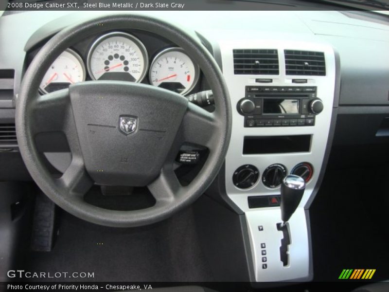 Steel Blue Metallic / Dark Slate Gray 2008 Dodge Caliber SXT
