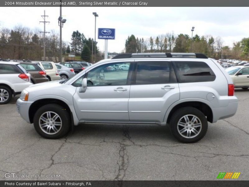 Sterling Silver Metallic / Charcoal Gray 2004 Mitsubishi Endeavor Limited AWD