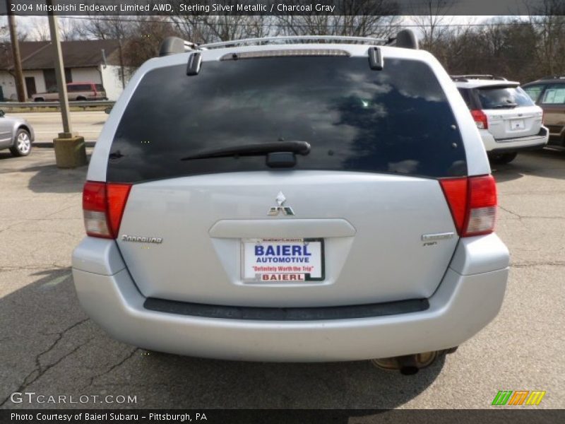 Sterling Silver Metallic / Charcoal Gray 2004 Mitsubishi Endeavor Limited AWD